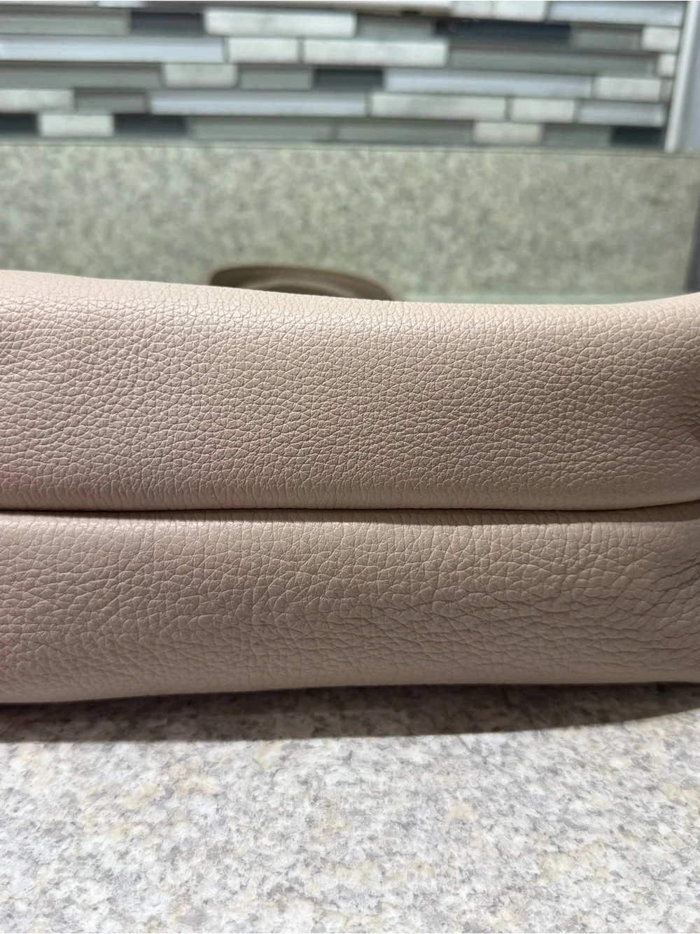 Portland Leather Zip Oatmilk Medium Crossbody